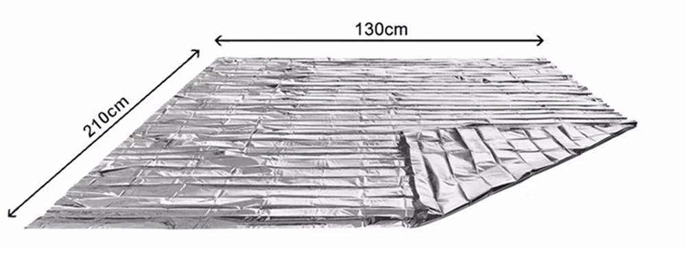 Уличное водонепроницаемое для спасения при аварийной ситуации одеяло Фольга тепловое пространство первой помощи Щепка спасательный занавес военное одеяло инструмент