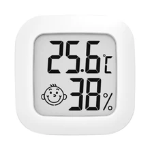Medidor de temperatura/umidade interno fácil ler mini digital higrothermograph instrumento de medição preciso prático fácil instalar