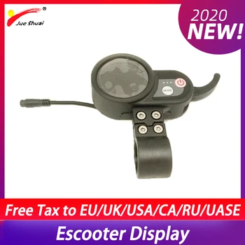

Electric Scooter 48V LCD Waterproof Display USB Socket Accelerator Speed Record for 10 Inch E Scooter Patinete Eletrico Sale
