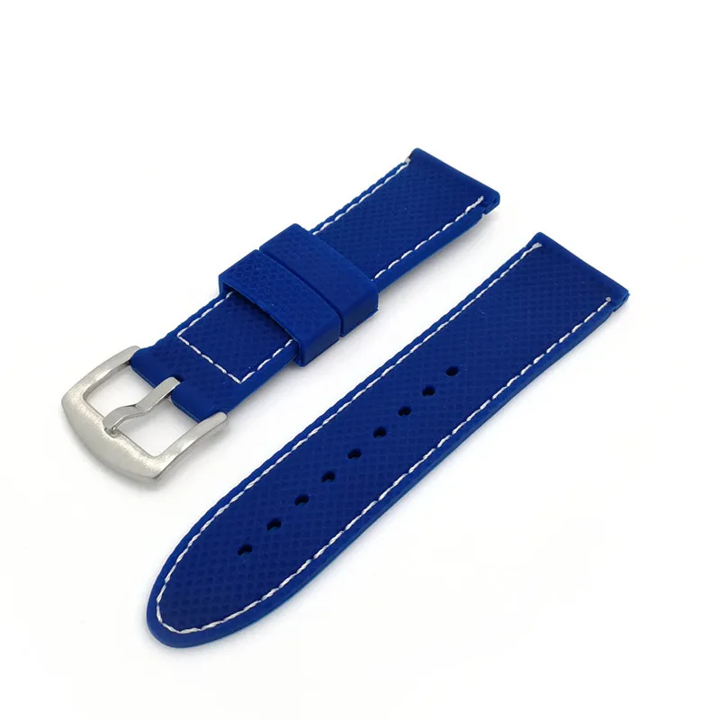 AOOW силиконовый ремешок сетчатый узор универсальный для часов наручных браслет