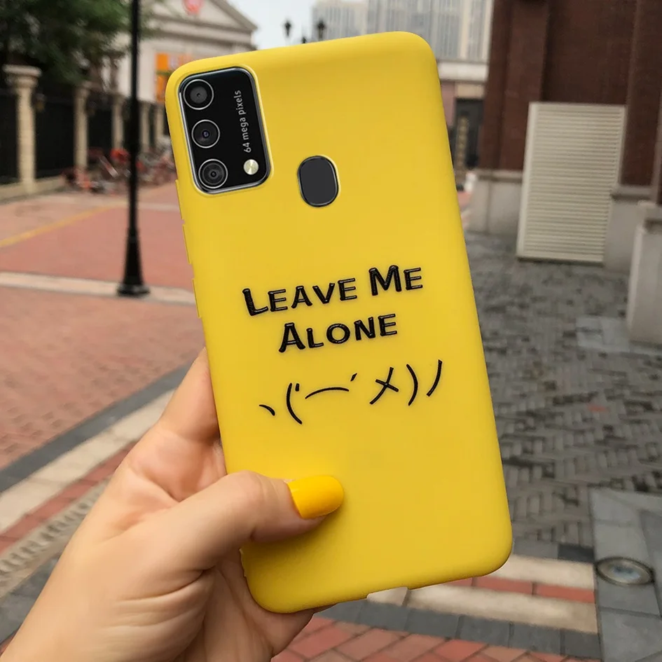 For Coque Samsung Galaxy M21s Phone Case Sm F415f Cute Couple Love Heart Painted Soft Matte Cover On Samsung M21s M21 S Bag 6 4 Phone Case Covers Aliexpress