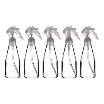 

5 Pcs 200 ML Spray Bottle Perfume Portable Travel Plastic Bottles Refillable Lotion Small Container Hand Sanitizer Holder Cosmet