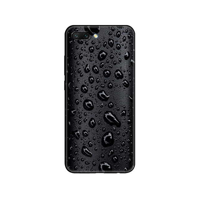 honor 10 case soft silicon tpu back phone cover for huawei honor 10 Case Etui protective printing coque black tpu case