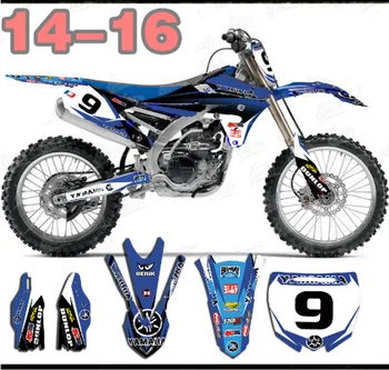 

Free Customized Motorcycle Graphics Stickers Kit Decal for Yamaha YZ250F YZF250 2014 2015 2016 YZF 250