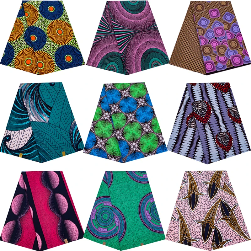 

Африканская печать ткани настоящий воск батик шитье свадебное платье ремесло украшение Материал 100% хлопок качество африканская Pagne 6 ярдов