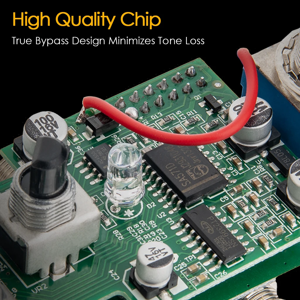 Педаль для гитарных эффектов NAOMI Clean Amp DC 9 в Mini Single True Bypass # NEP 04 использование