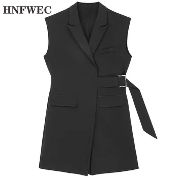 

Loose Fit Women Jumpsuit New High Waist Pocket Stitch Bandage Loose Simple Pants Fashion Tide Spring Autumn 2019 Z820