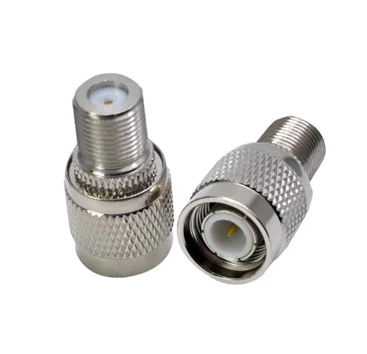 

2pcs New TNC Male Plug To F Female Jack Center RF Coaxial Adapter Connector