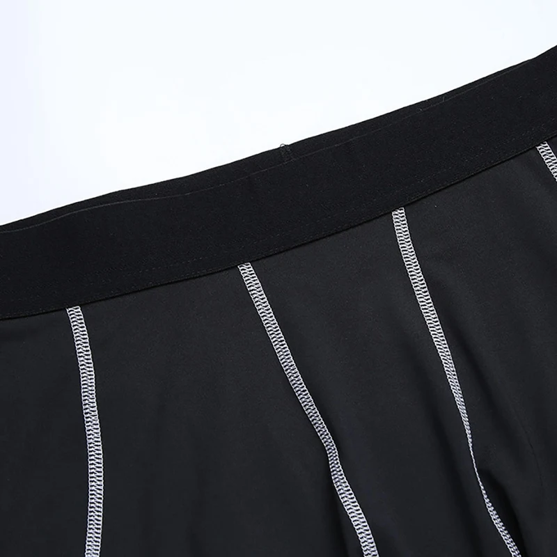 Летние мужские спортивные эластичные шорты из микрофибры для фитнеса дышащие быстросохнущие Короткие штаны Тренировочные колготки для спортзала