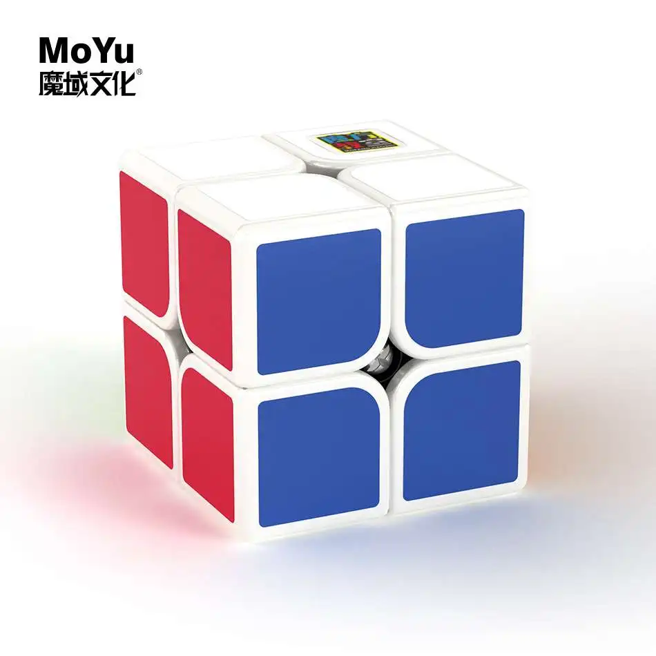 MoYu Cubing, класс MeiLong, 2x2x2, 5 см, куб для мальчиков, игрушки, волшебный куб, игрушки для взрослых, развивающий волшебный куб, головоломка - Цвет: Белый