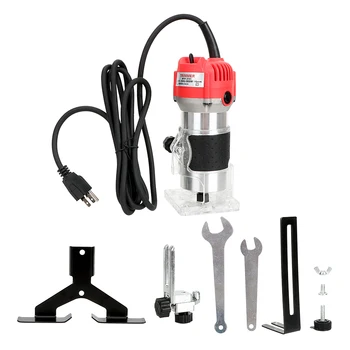 

NICEYARD Wood Edge 1/4'' Wood Router Trimmer 220V 30000RPM 800W Electric Hand Trimmer Drilling Tool Router Tool for Woodworking