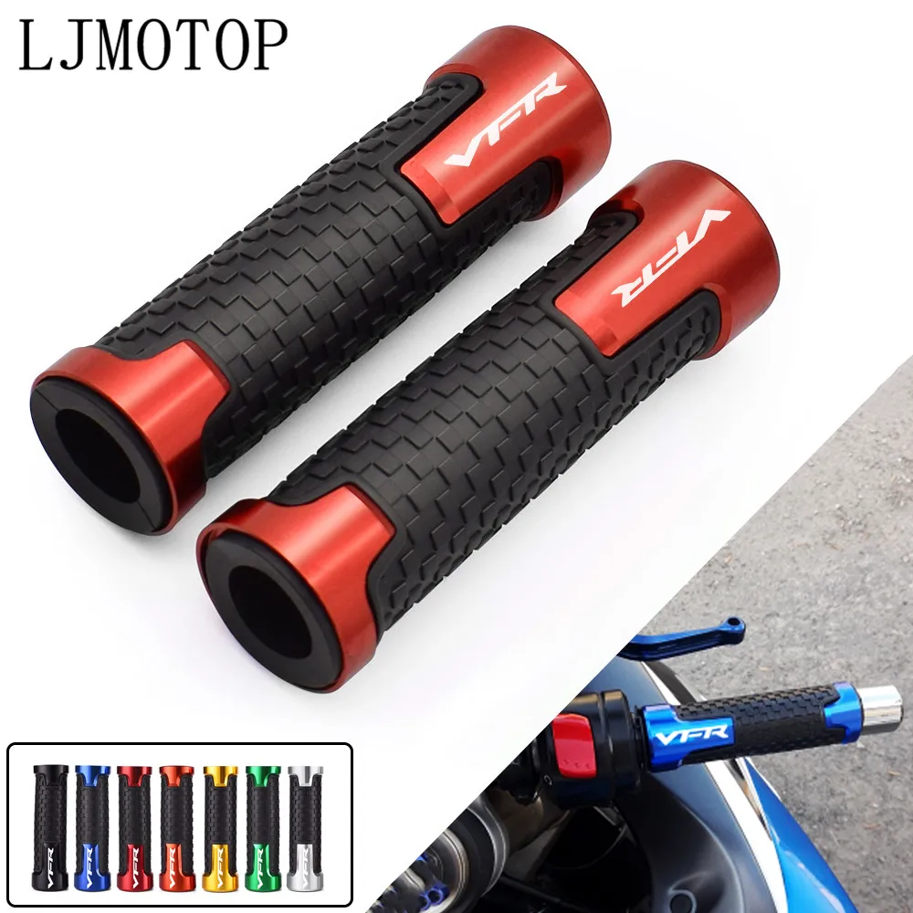 Motorcycle Handlebar Grips aluminum Rubber Moto Handle Thruster Grips