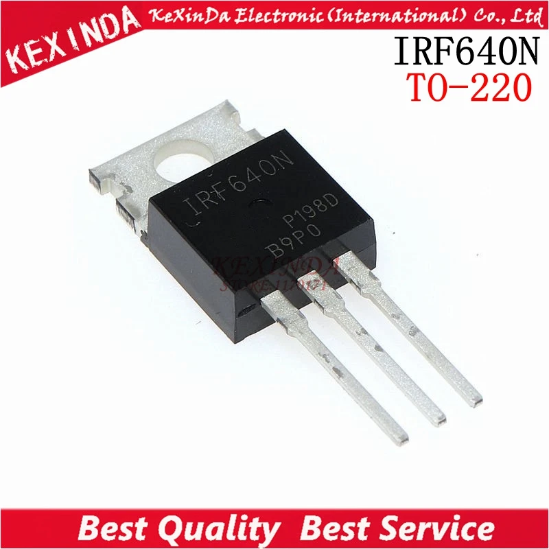 Бесплатная доставка 100 шт./лот IRF640 IRF640N IRF640NPBF Power MOSFET TO-220 Новый и оригинальный |
