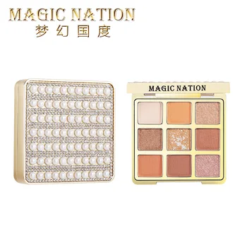 

9 Colors Long-lasting SHIMMEREyeshadow Pigment Makeup Palette James CharlsGlitter Eyeshadow Palette