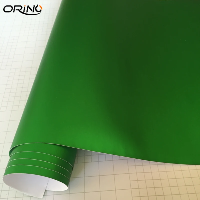 Apple Green Metallic Chrome Vinyl Film Wrap-2