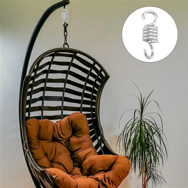 Ressort d'extension en acier robuste pour chaise pivotante, balançoire à  ressort pour hamac, chaise de yoga, suspension de jardin - AliExpress