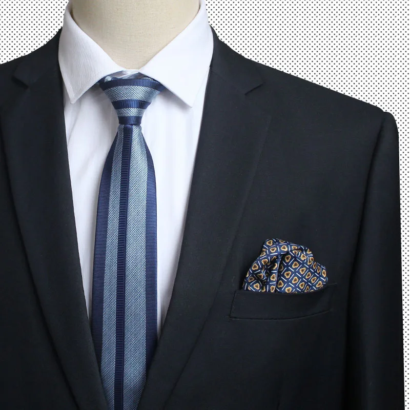 Мужской модный Индивидуальный тренд Галстуки 6 см корейский стиль узкий галстук повседневный деловой Свадебный жаккардовый галстук