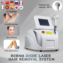 

Free Shipping New Style Good feedback 808nm Diode Laser Machine For Hair Removal & Skin Rejuvenation/ Painless Hair Removal