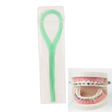 30 szt Nici dentystyczne nici dentystyczne między aparaty ortodontyczne Bridge tanie tanio CN (pochodzenie) Nylon dla dorosłych CLHB1154 30pcs Pojemnik na nić dentystyczną Nieelektryczne