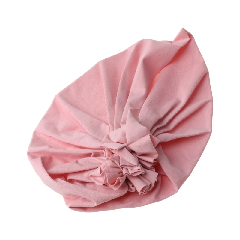 

Spring Autumn Kids Hats Turban Solid Newborn Girls Princess Big Bow Children's Hats Baby Beanie Hats Accessories R2JF