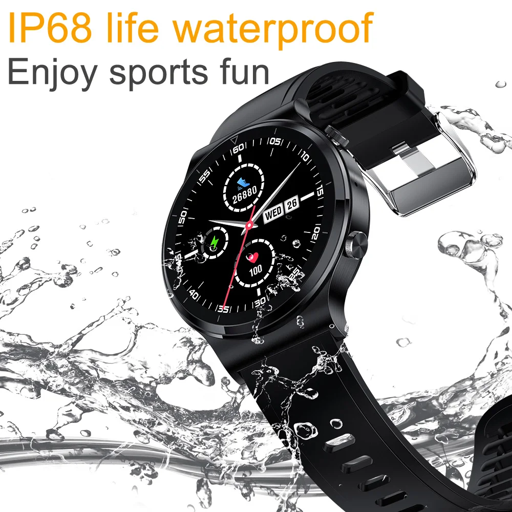 US $32.20 S600 Smart Watch For Men Bluetooth Call IP68 Waterproof Custom Face Full Touch Screen Smartwatch Sports Fitness For Android IOS