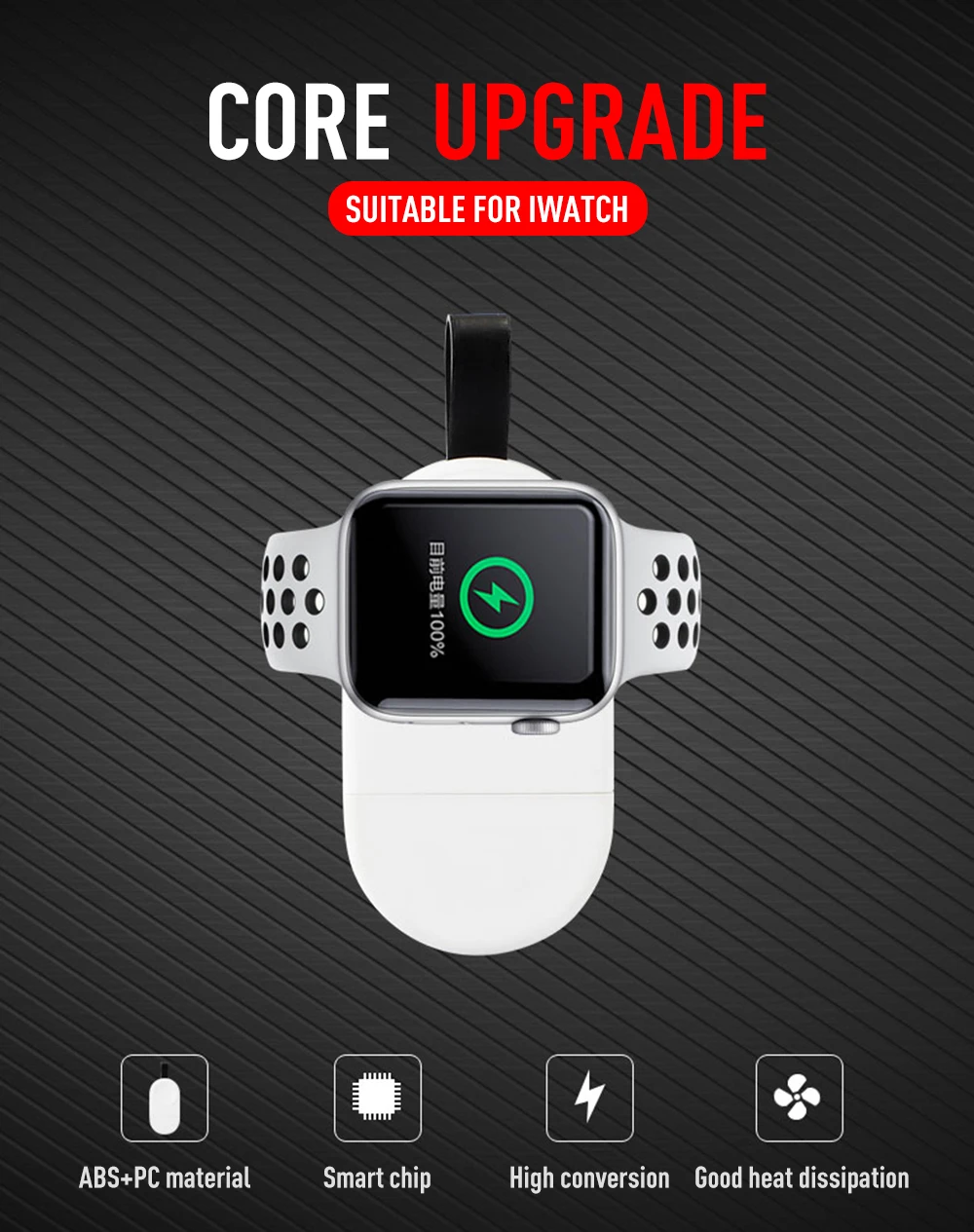 Беспроводное зарядное устройство для Apple i Watch Series 2 3 Watch зарядный кабель 2 мм Беспроводное зарядное устройство для i Watch 1 2 3 4 док-станция Adapte