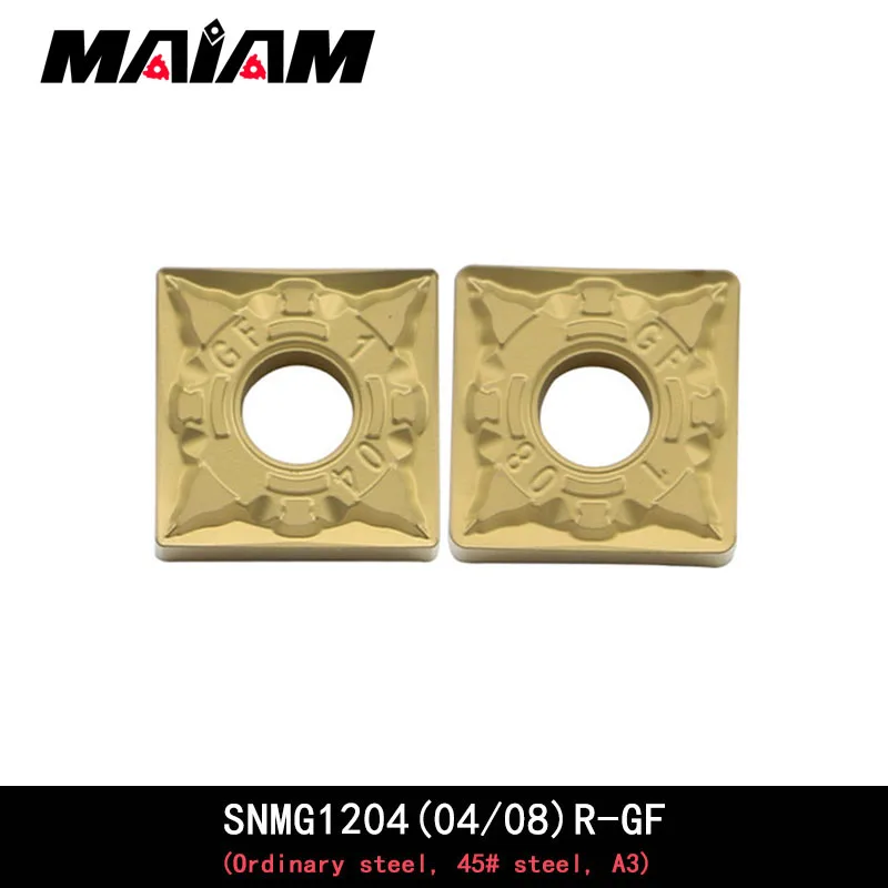 

Square Insert SNMG SNMG120404 SNMG120408 GF pattern MSRNR MSRN turning tool bar metal lathe tools for Ordinary stee