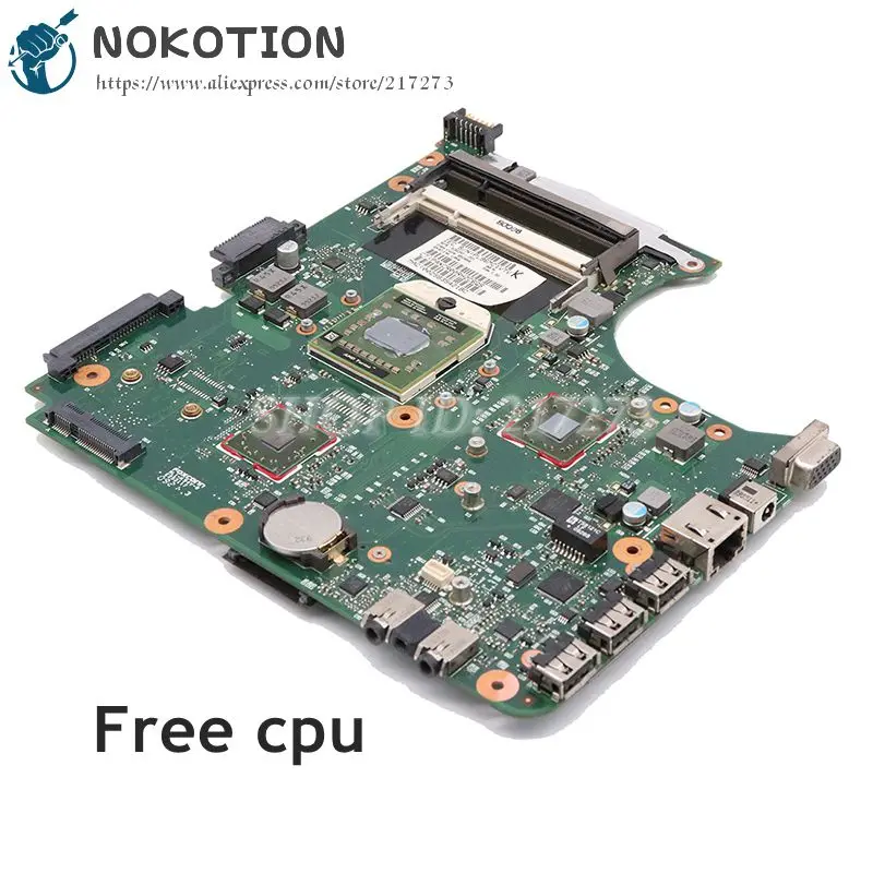 Liquidación NOKOTION-Toma de la placa base del ordenador portátil, accesorio para HP Compaq 538391 515 CQ515 CQ615, S1 DDR2, 615-001, cpu gratis Vq80WgQY