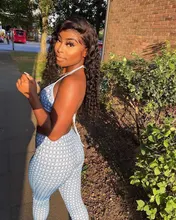 Mechones de pelo humano Remy con Perla Negra y ondas profundas, mechones de 30 pulgadas con cierre, 3 mechones