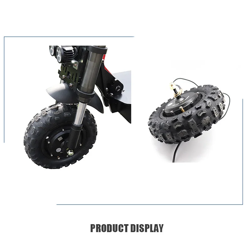 11 дюймов 60V 1300 Вт Мотор вакуумных шин Conversion kit внедорожный электрический самокат