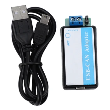 

1 Set Black USB to CAN Debugger USB-CAN USB2CAN Converter Adapter CAN Bus Analyzer ABS