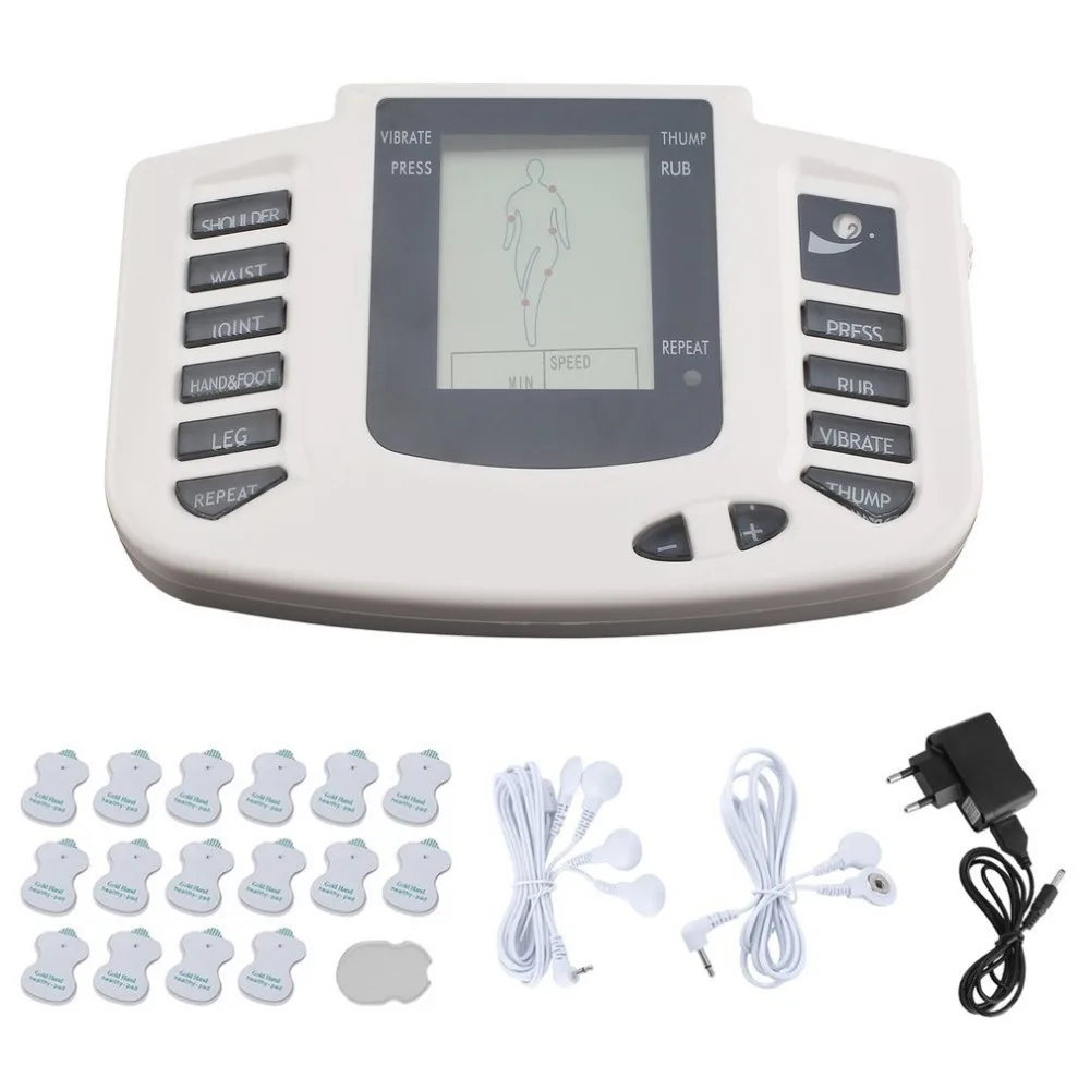 Цифровой электронный аппарат для похудения, импульсный массаж мышц, расслабляющий акупунктурный стимулятор, терапия, массажер, аппарат физиотерапии, инструмент