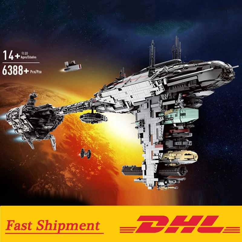 Звездный набор Wars Lepining The MOC 5083 Nebulon toy B медицинский фрегат строительных блоков