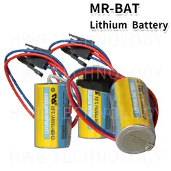 6 пакет Новый оригинальный для Mitsubishi ER17330V MR-BAT CNC 3,6 V 1700mah литиевая батарея plc батареи с вилкой Бесплатная доставка