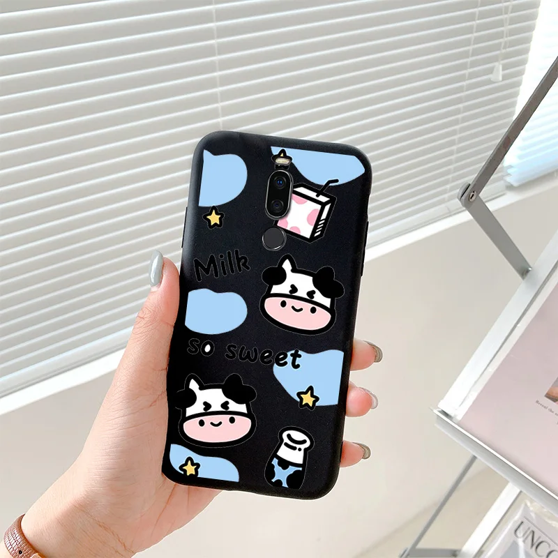 Cute Animal Pattern Phone Cover For Meizu X8 Case Cartoon Soft Silicone Painted Shell Shockproof Protection Bags 