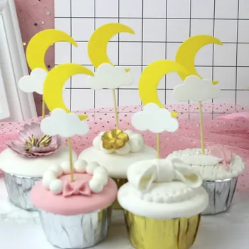 

Bakery Cake Decoration Dessert Table Moon Cloud Inserts