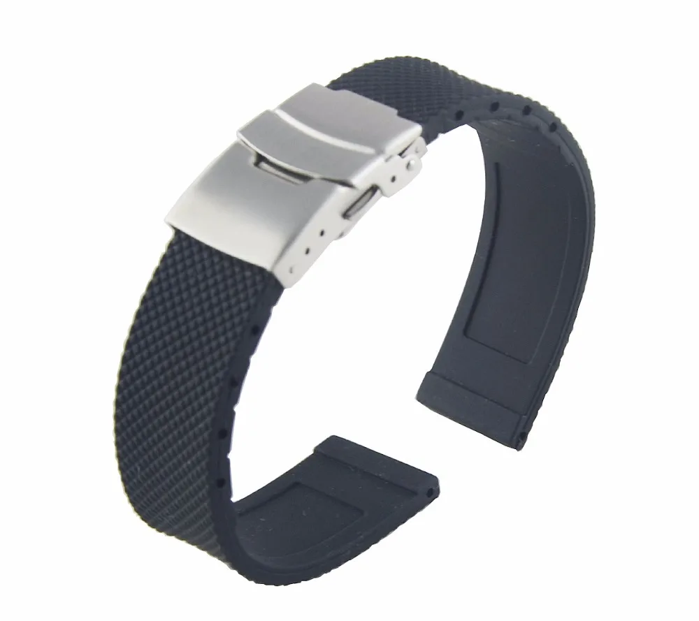 Ремешок для часов из силиконовой резины сменный ремешок 20 мм 22 24 Samsung Gear Timex seiko |
