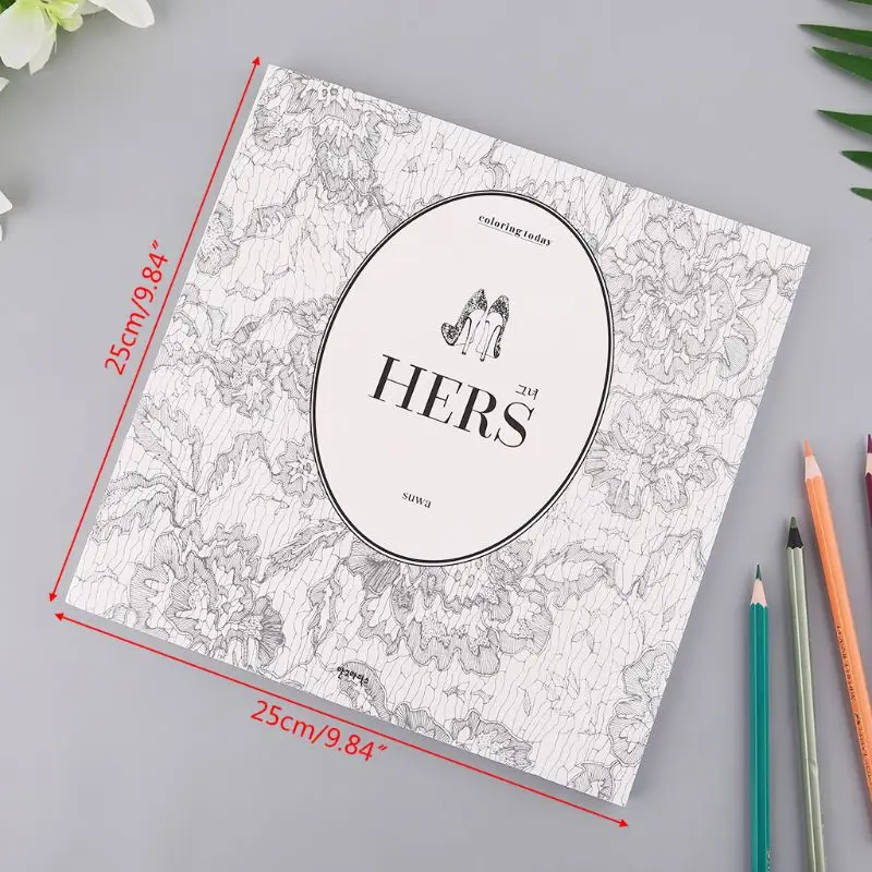 Hers Fashion Design Children Kids Coloring Book Girls Modern Style Drawing Books Graffiti Painting AXYF Hers Fashion Design Children Kids Coloring Book Girls Modern Style Drawing Books Graffiti Painting AXYF