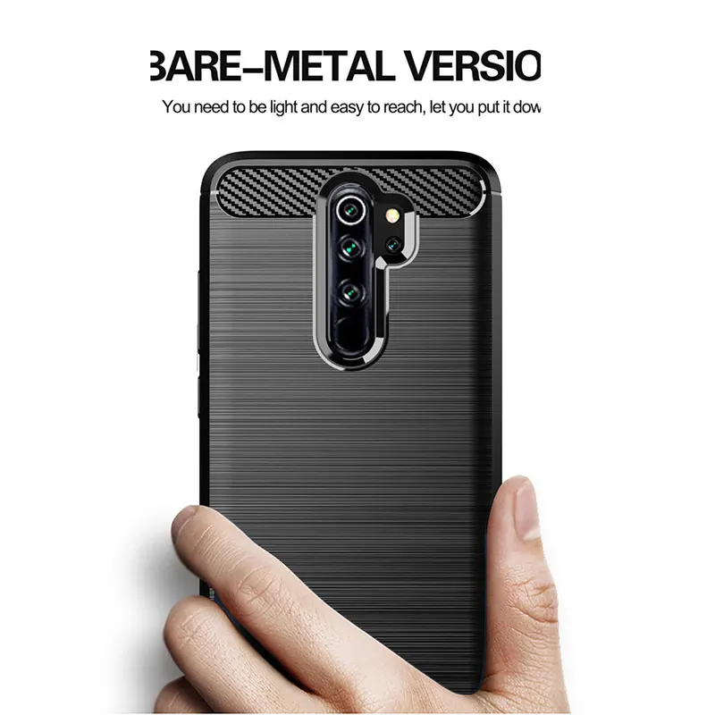 Чехол из углеродного волокна для Xiaomi Redmi Note 8 Pro 8T 7 6 5 4 4X чехол 8A 7A 6A Plus 5A S2 мягкие