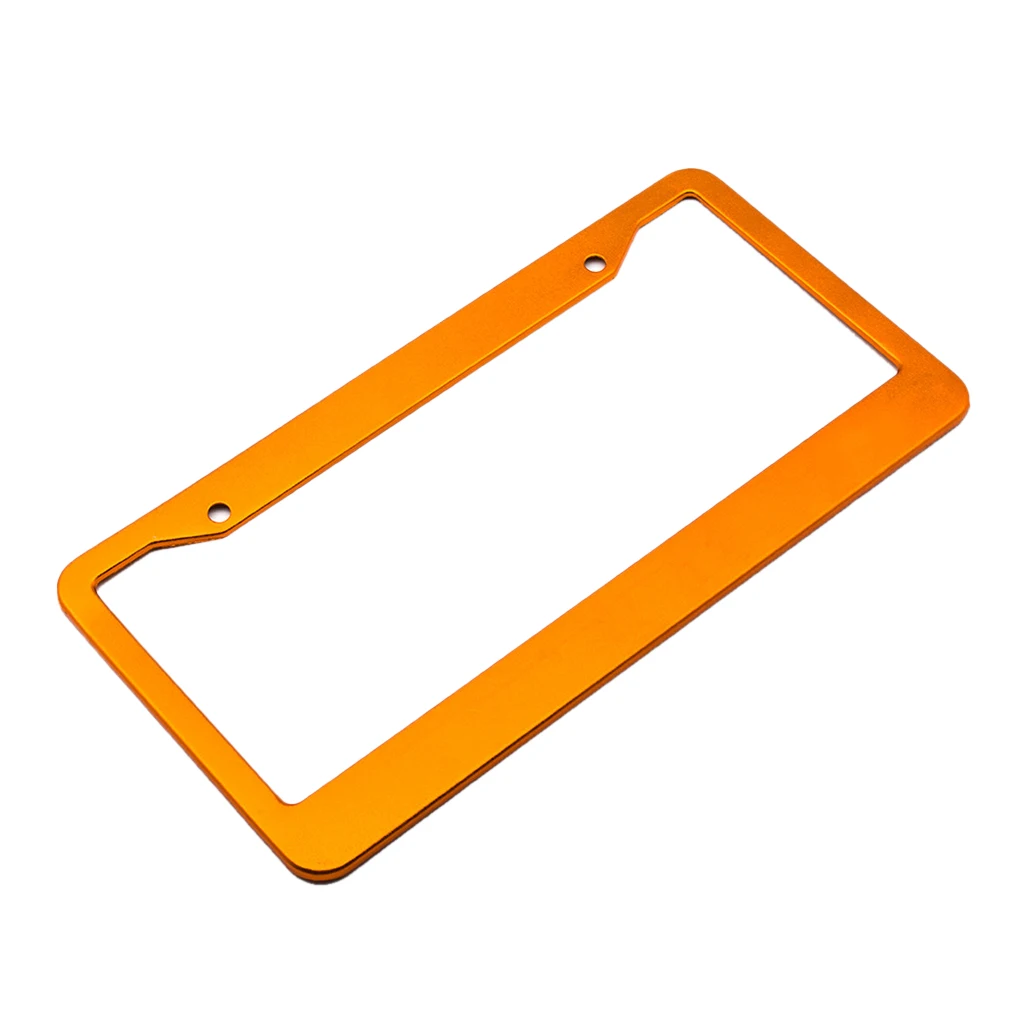 Metal License Plate Frame for Men Women Tag Holder Aluminum Alloy Car Tag Frame with Screws