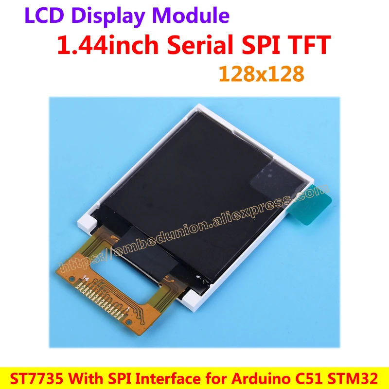 1.44 Inch TFT LCD Modul Warna warni 