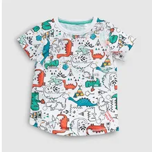 Новинка года; стильная детская одежда; Одежда для мальчиков с короткими рукавами; детская футболка с рисунком; детская футболка с короткими рукавами