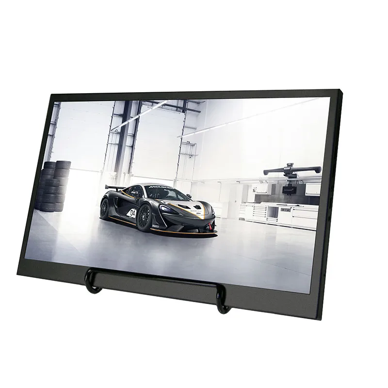 15.6 inch split portable touch screen monitor with battery for smartphone laptop and game consoles