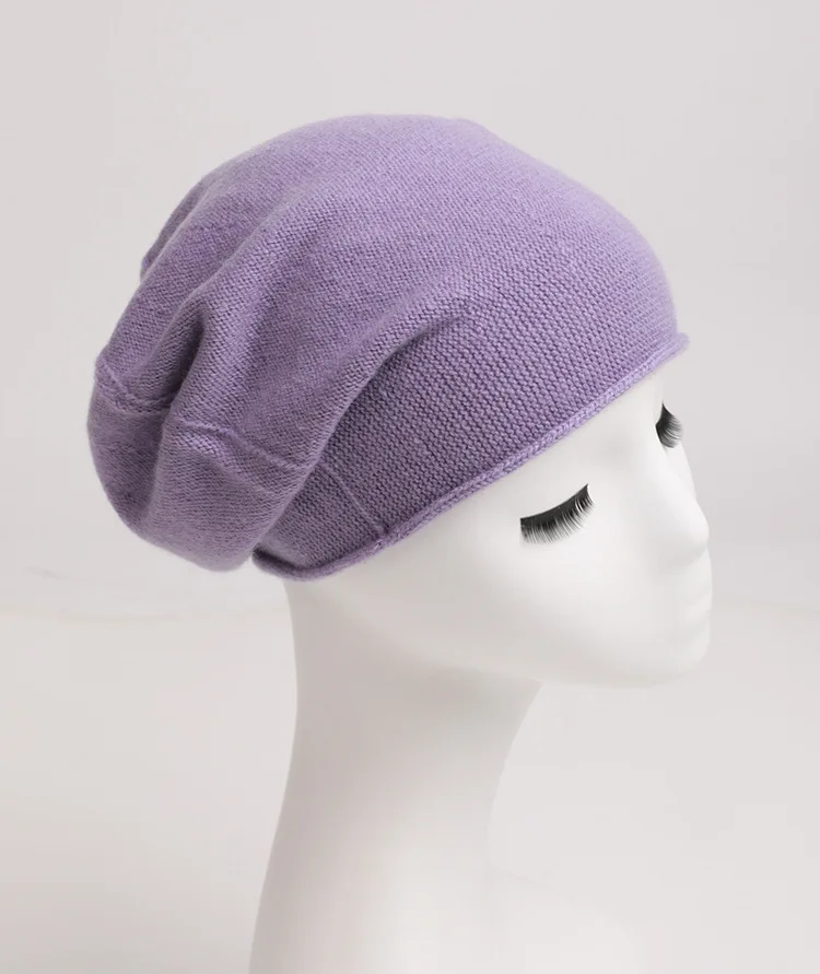 Naizaiga кашемировая вязаная женская шапка 99% кашемир без шапки скрученная женская зимняя теплая шапка, SN266