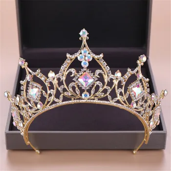 

Wedding Bridal Princess Headband Rhinestone Crystal Crown Headwear FJSL