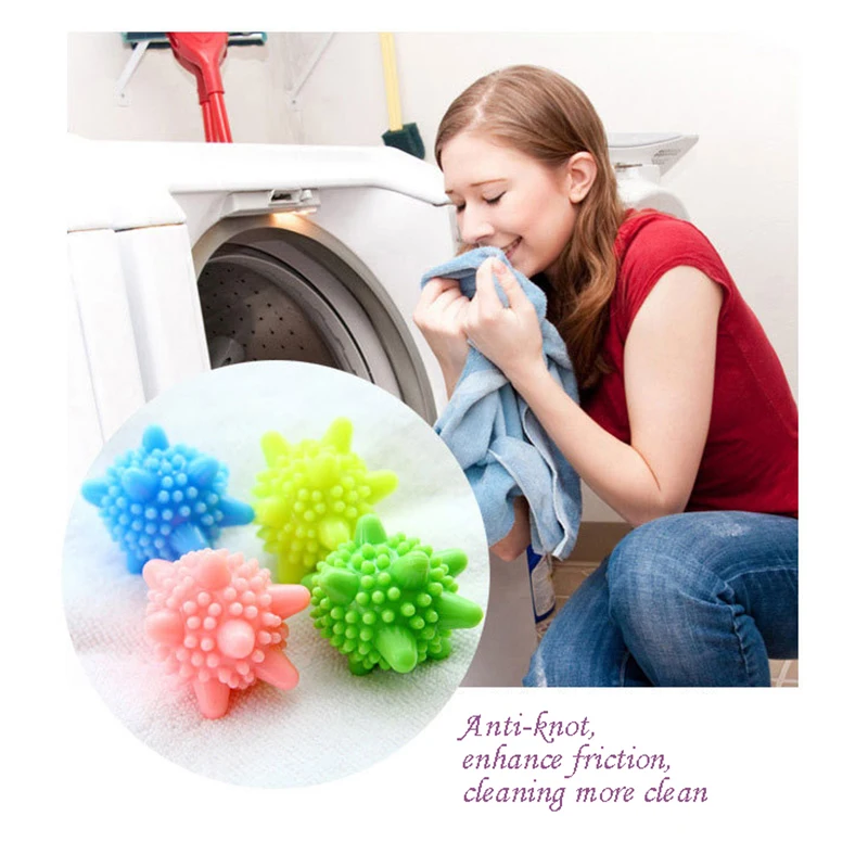 6Ps/Set Durable Magic Decontamination Laundry Ball Reusable Eco Friendly Anti-Winding Fresh Drying Fabric Softener Washing Balls | Дом и сад