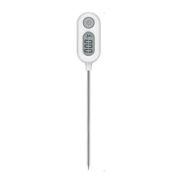 

Digital Meat Thermometer Instant Read Cooking Thermometer for Outdoor Cooking, BBQ and Grill, Auto Off Long Probe for Kitchen Me