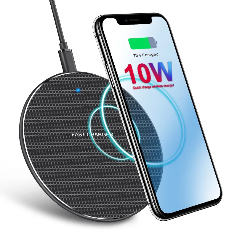 10W Wireless Charger สำหรับ iPhone 11 Xs Max X XR 8 Plus 30W Fast