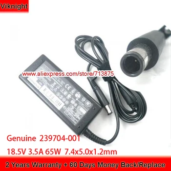 

Genuine 65W 18.5V 3.5A 239704-001 AC Adapter for HP Elitebook 8460w 8560p 8570p 8460p 8470p Laptop Charger Power Supply
