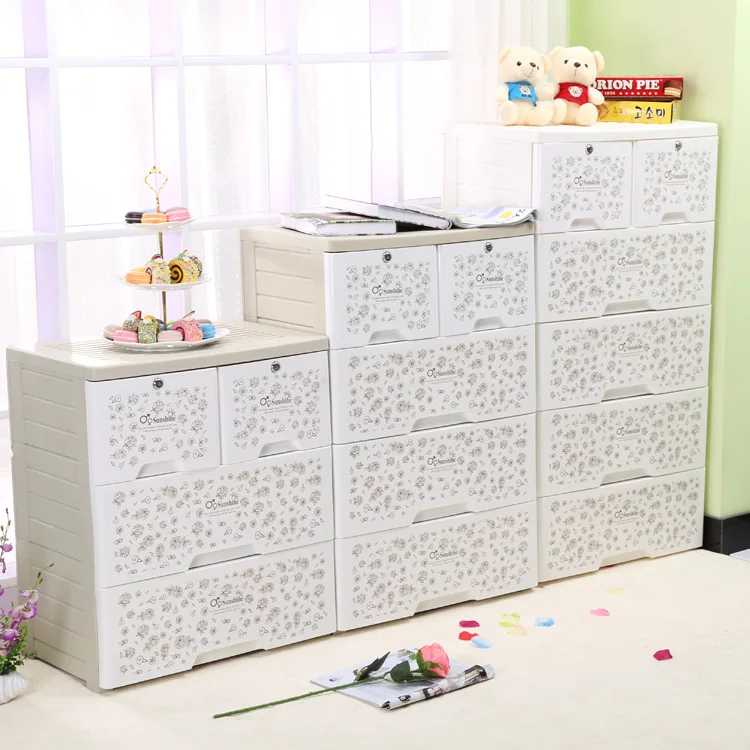 

Cute Cartoon Storage Cabinets Plastic Storage Cabinets Drawer-type Organizing Storage Cabinets Multilayer Large Capacity Storage